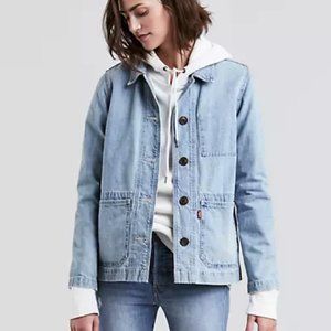 Levis Chore Coat XS Light Wash Denim